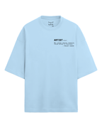 Artist terry oversized tee in blue