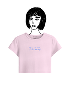 Baby pink basic baby tee
