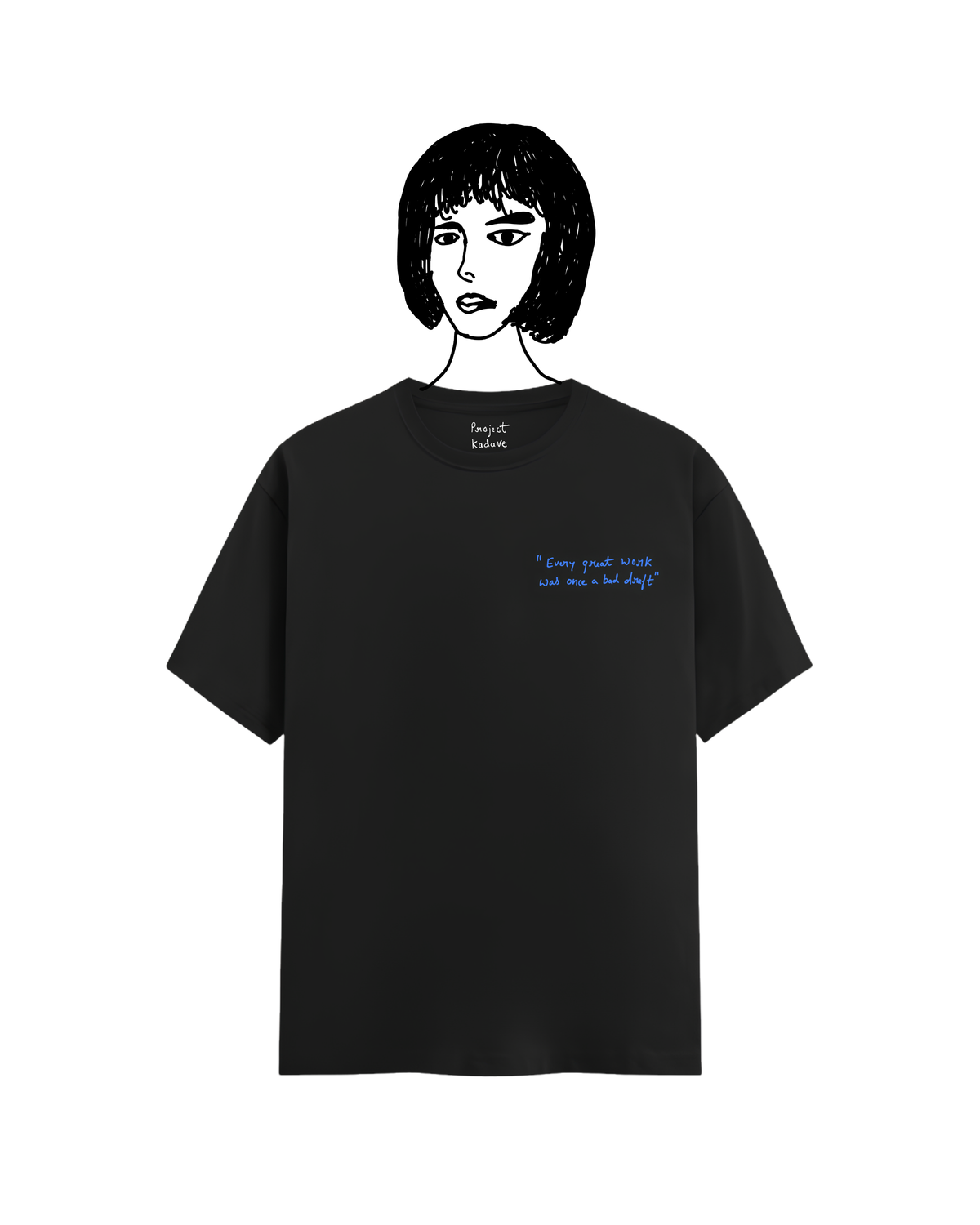 Black basic tee