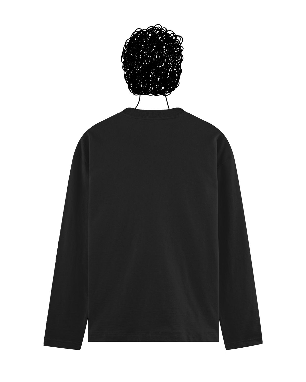 Black full sleeve basic tee