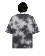 The art is you tie-dye tee in black white