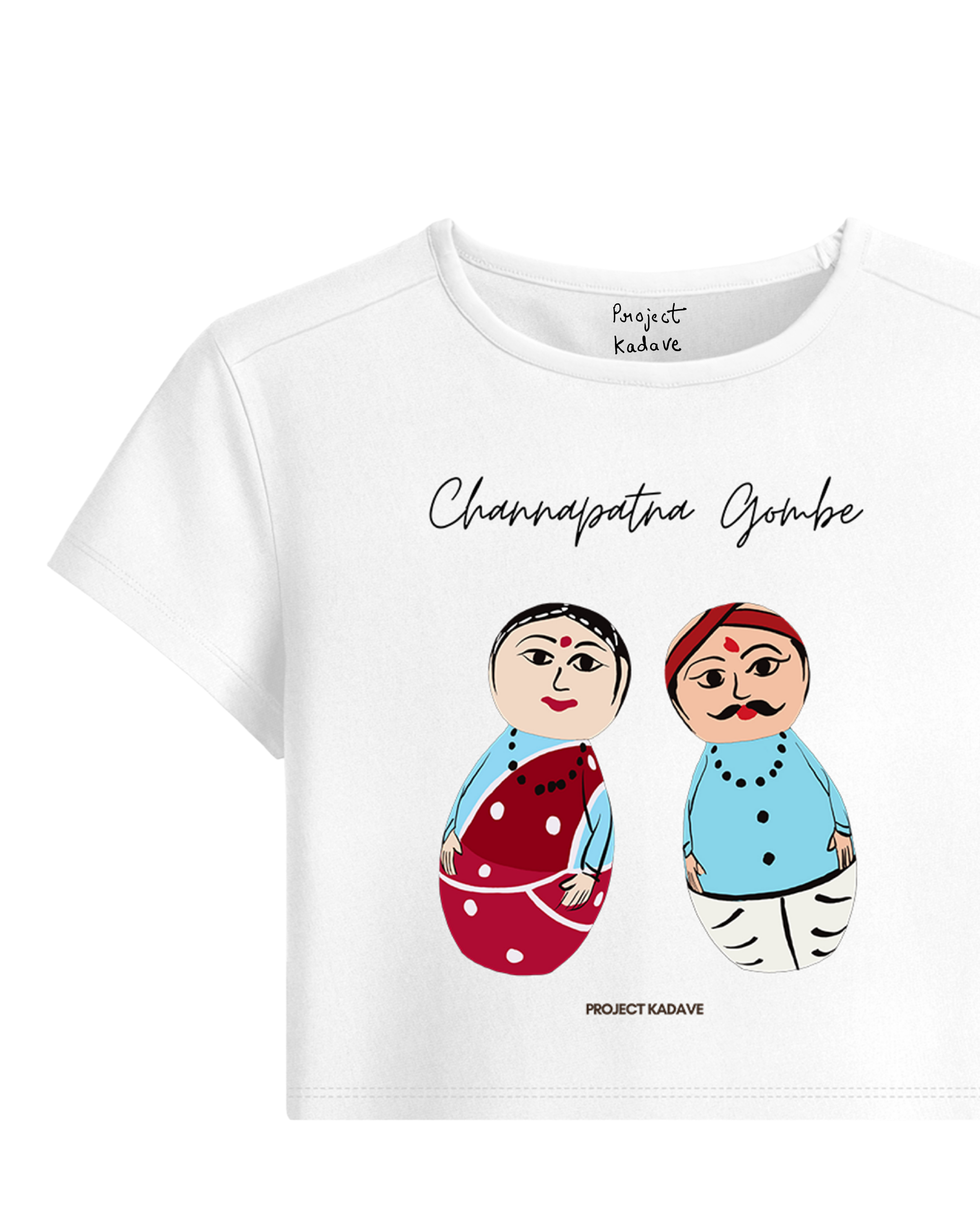 Channapatna gombe baby tee
