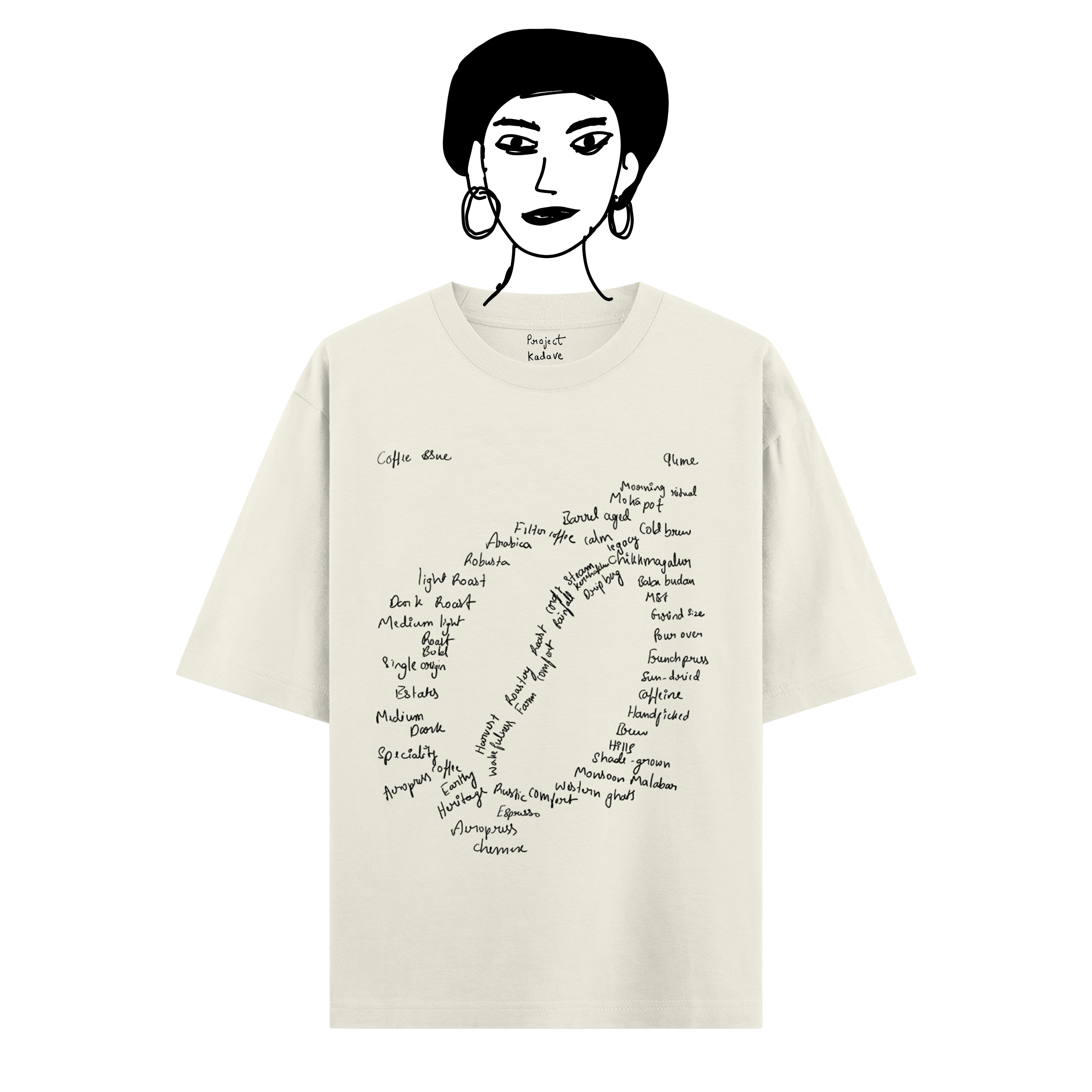 Coffee mind Oversized Tee