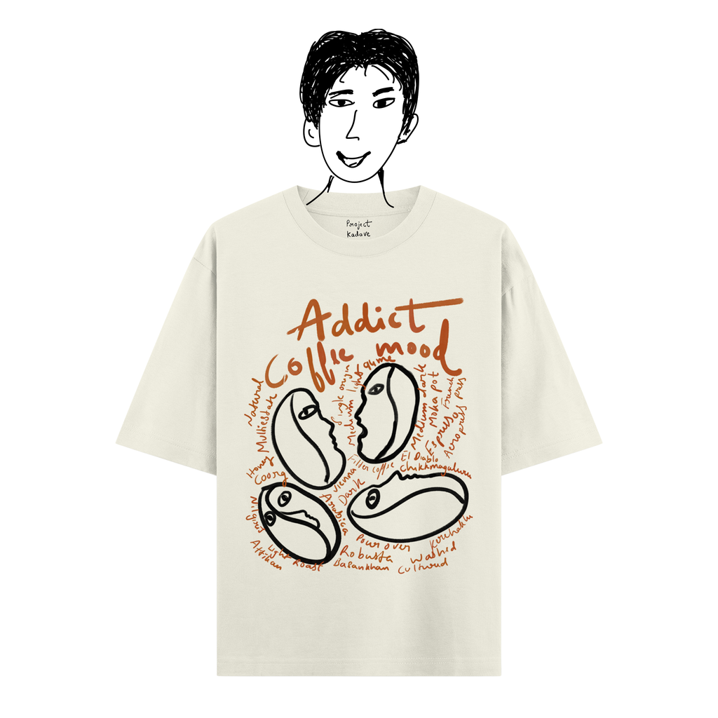 Coffee addict Oversized Tee