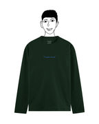 Green full sleeve basic tee