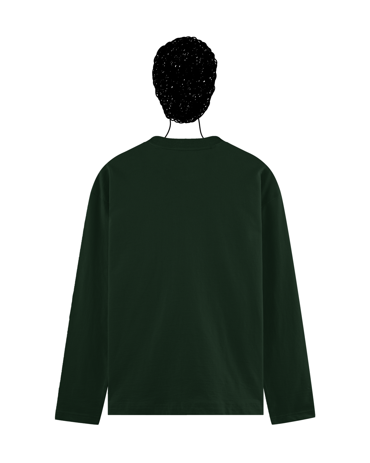 Green full sleeve basic tee