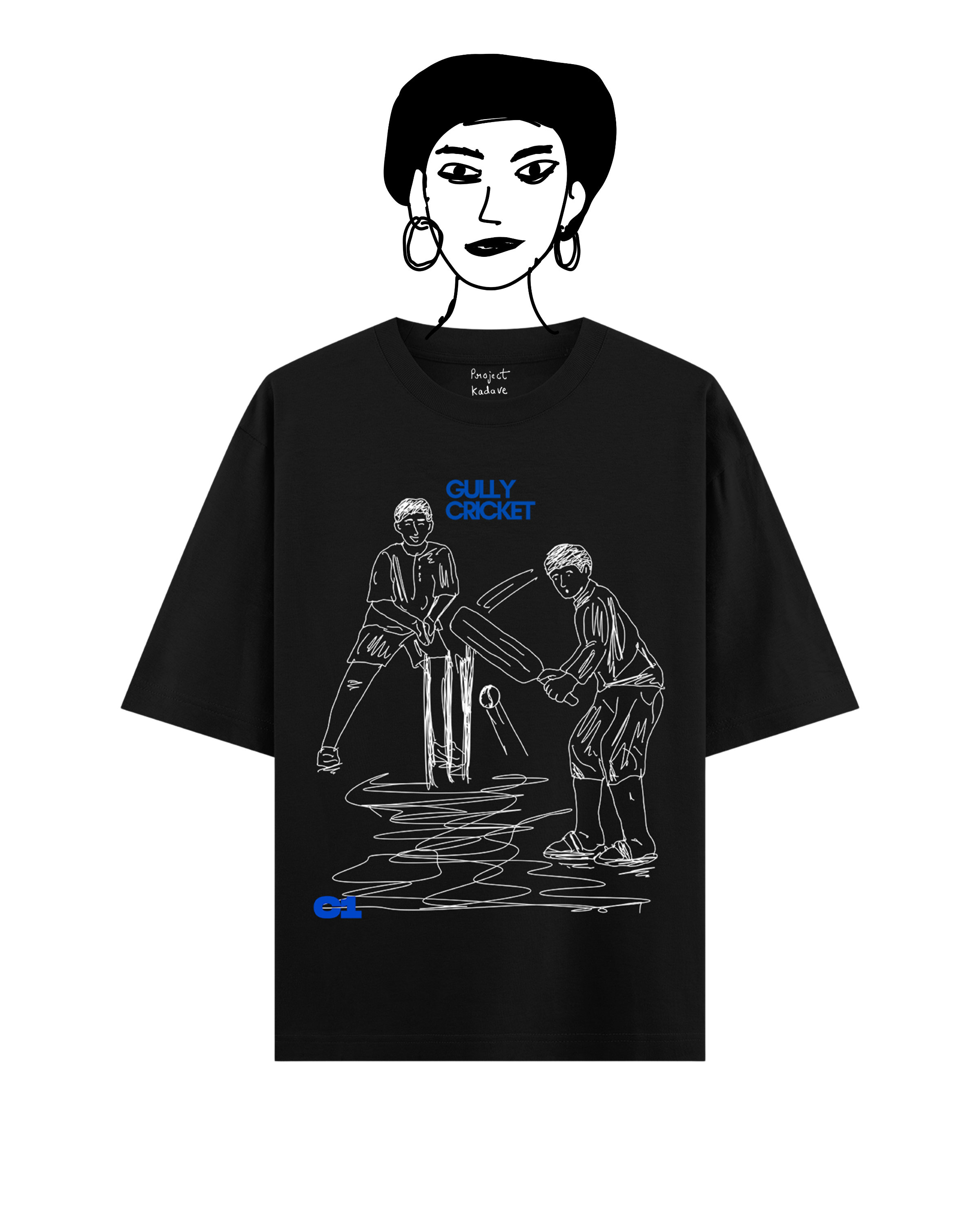 Gully cricket tee