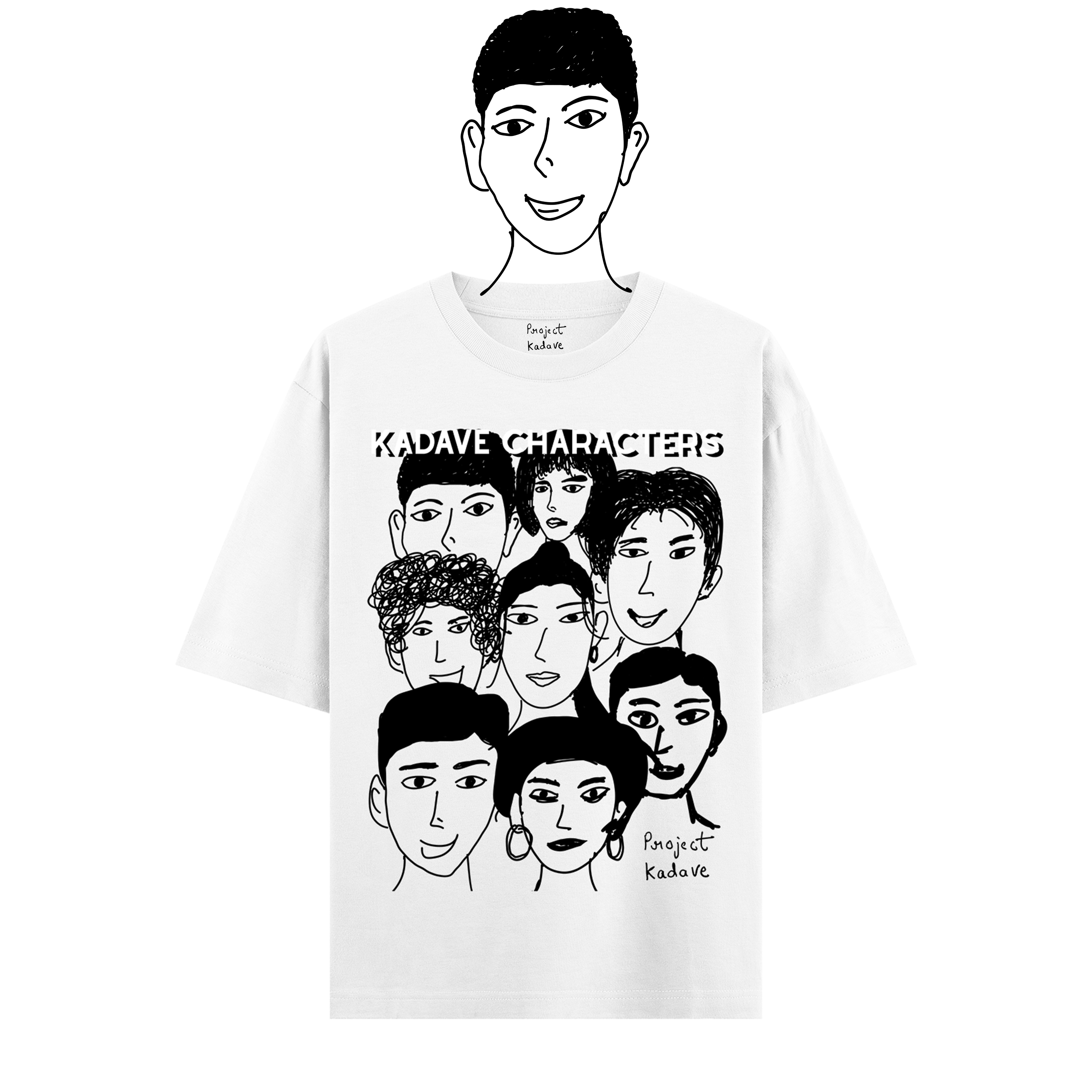 Kadave characters Tee