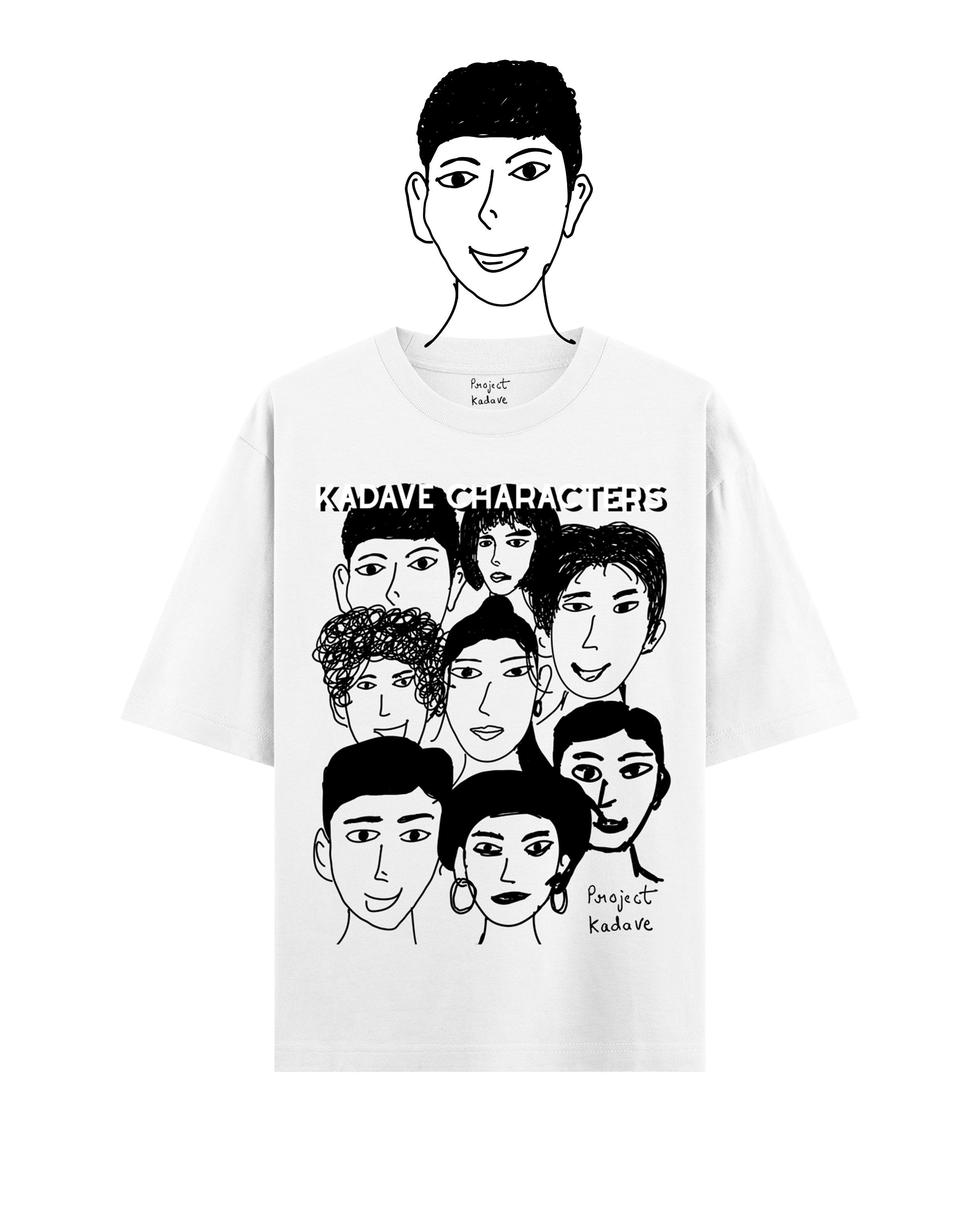 Kadave characters tee