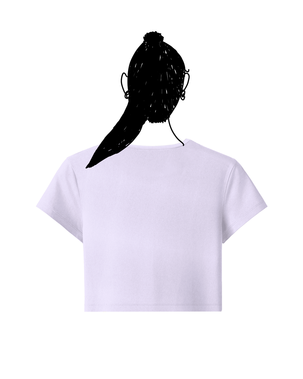 Lavender basic baby tee