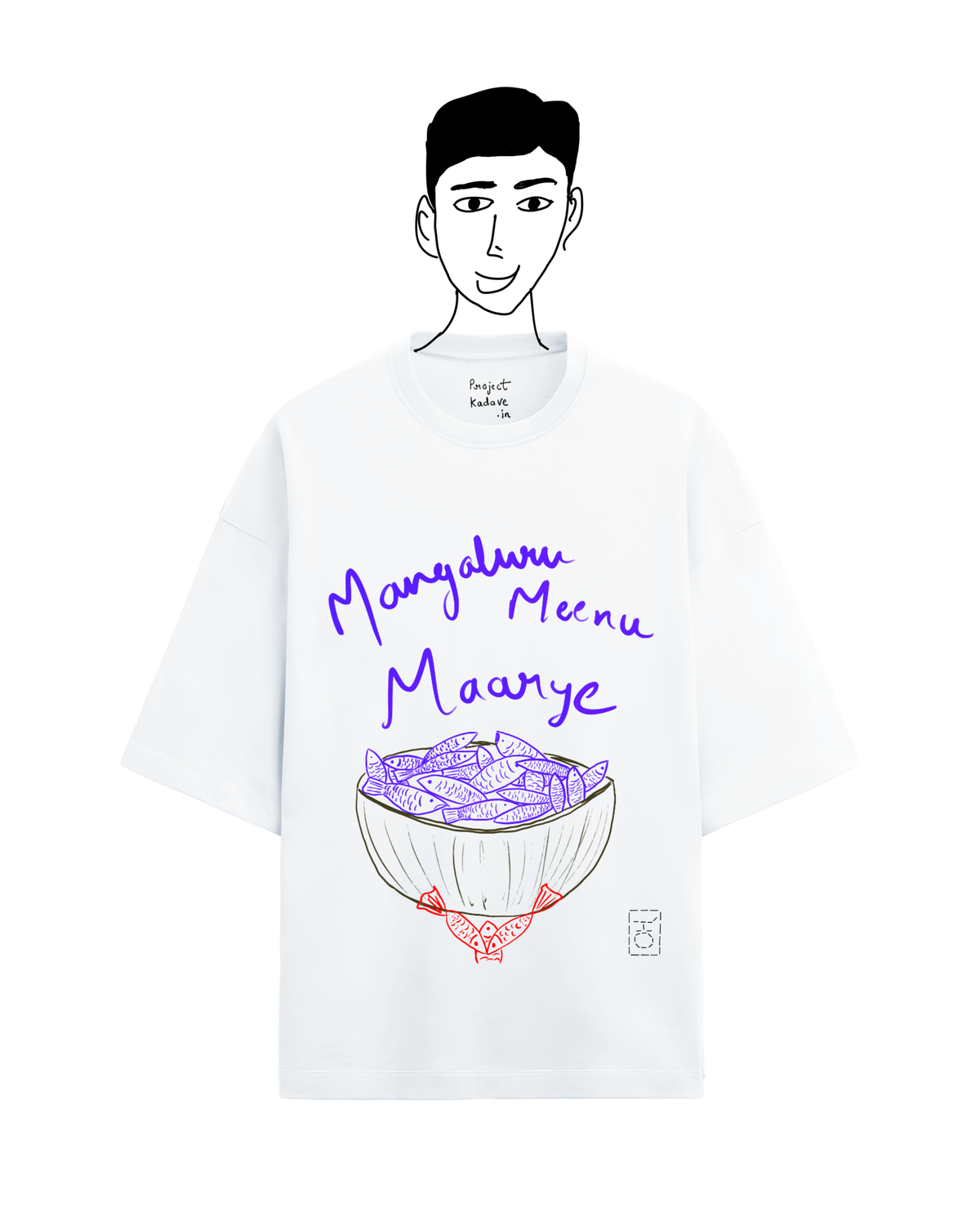 Mangaluru meenu terry oversized tee