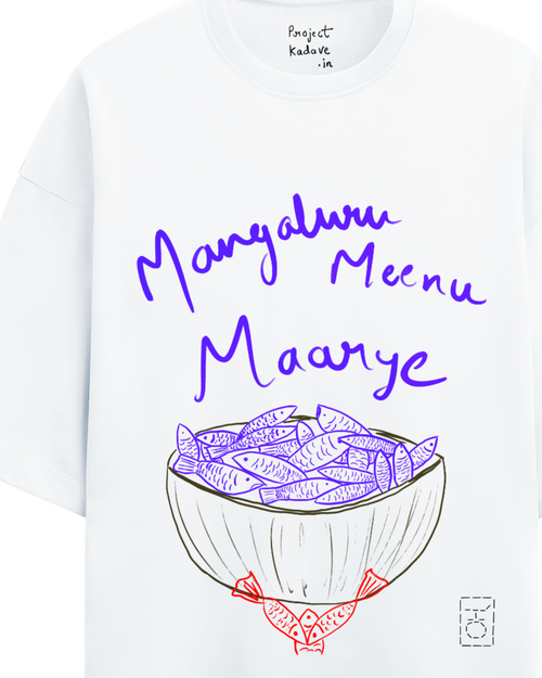 Mangaluru meenu terry oversized tee