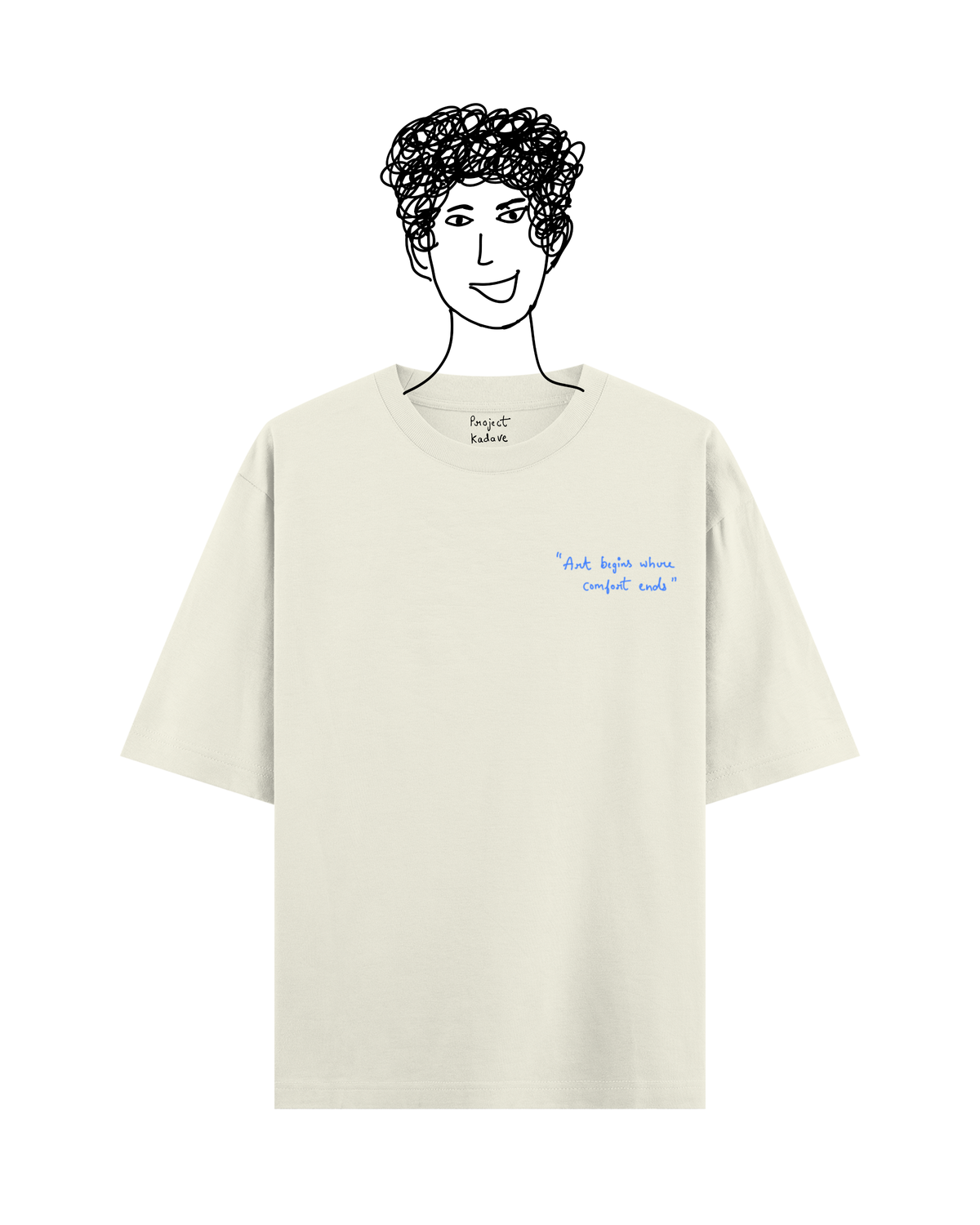 Off white oversized basic tee