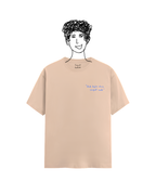 Peach basic tee
