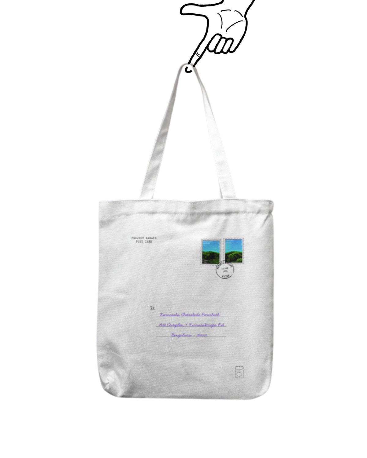 Postcard 2 tote