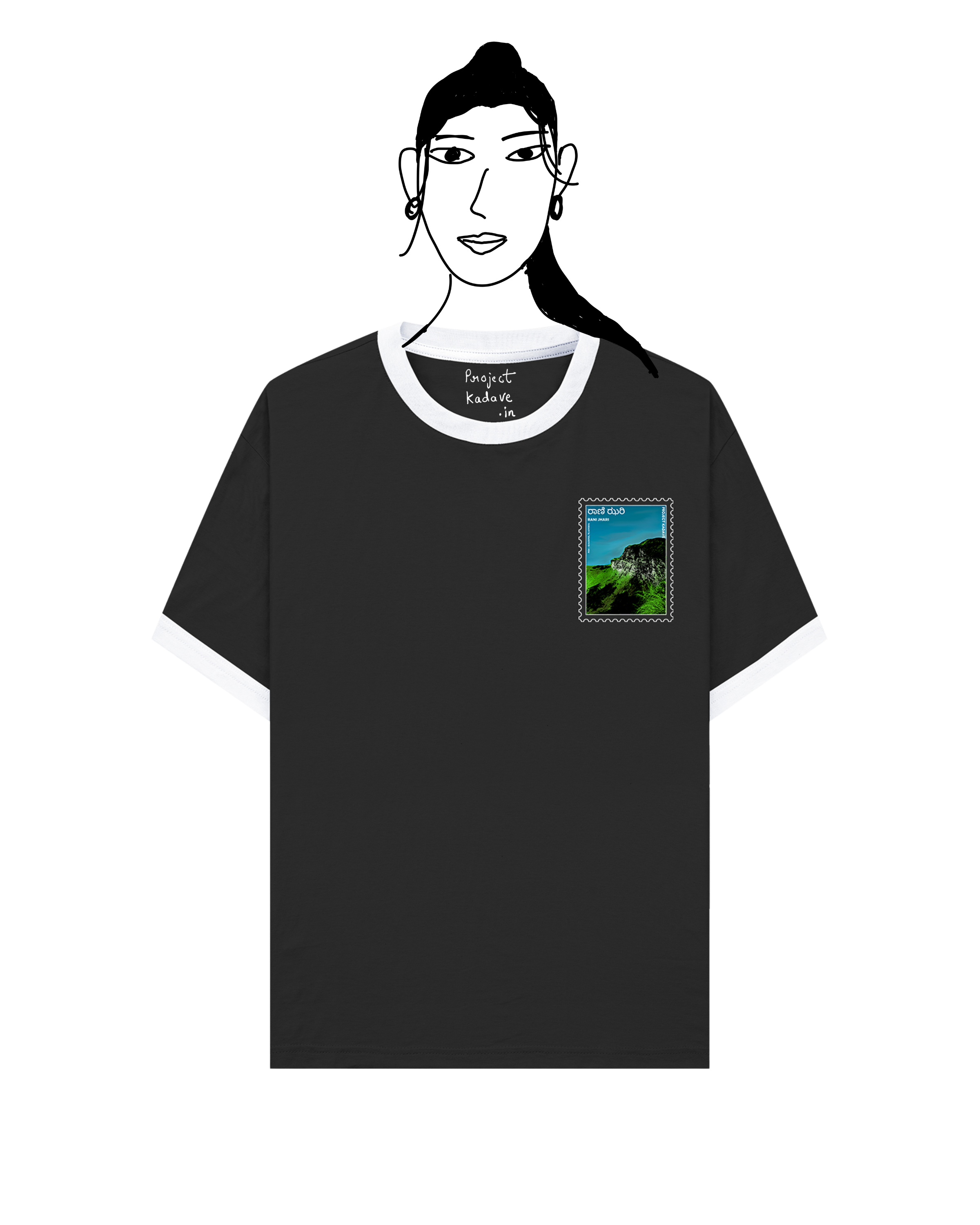 Rani jhari ringer tee