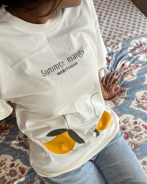 Summer mango tee