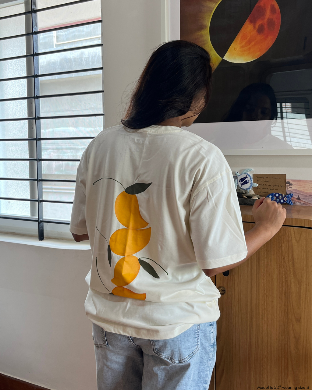 Summer mango tee