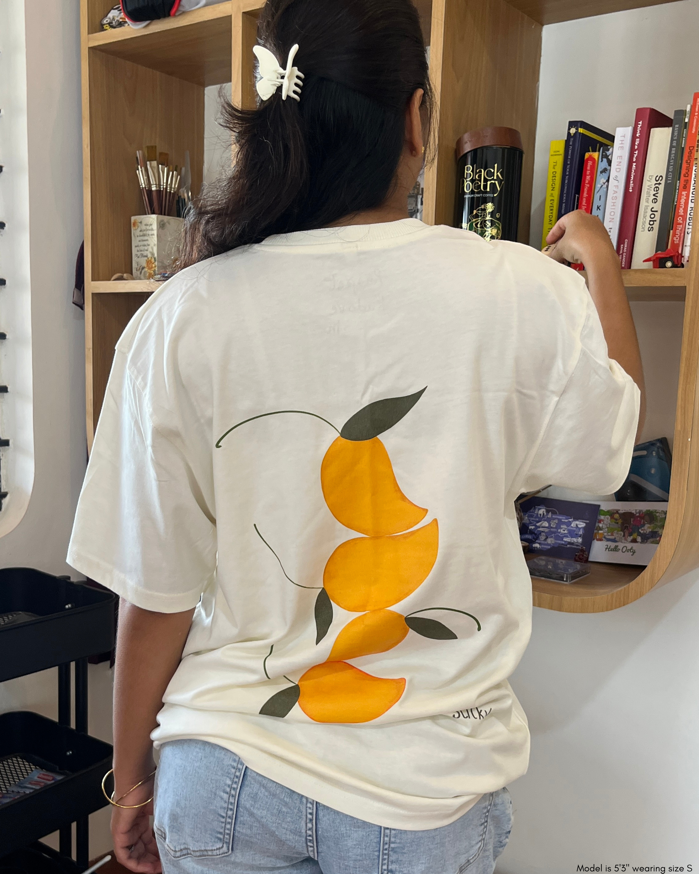 Summer mango tee