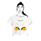 Summer mango baby tee