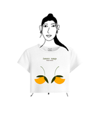 Summer mango baby tee
