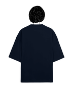 We, project kadave terry oversized tee in navy