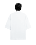 We, Project Kadave terry oversized tee in white